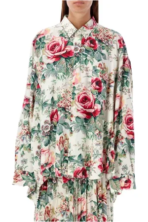 JUNYA WATANABE Dames, Blouses & Shirts, Veelkleurig, Maat: S Viscose