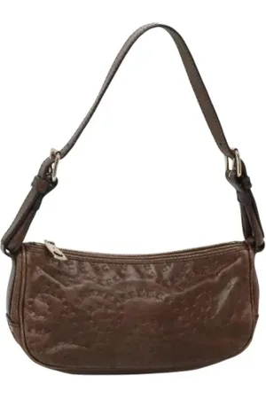 Céline Dames, Pre-owned, Bruin, Maat: ONE Size Leer