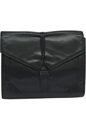 Saint Laurent Dames, Pre-owned, Zwart, Maat: ONE Size Leer