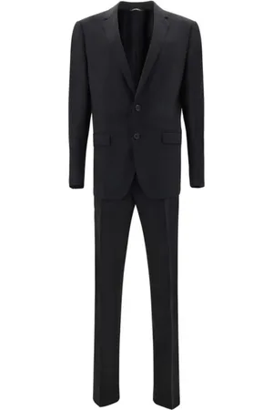 Dolce & Gabbana Heren, Pakken, Zwart, Maat: L Wol
