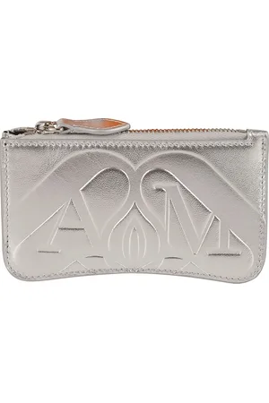Alexander McQueen Dames, Accessoires, Grijs, Maat: ONE Size Leer