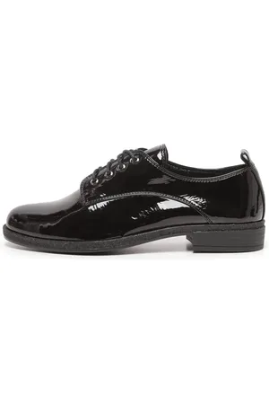CESARE GASPARI Dames, Schoenen, Zwart, Maat: 36 EU Leer