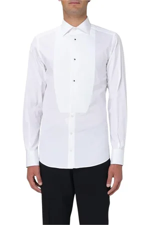 Dolce & Gabbana Heren, Overhemden, Wit, Maat: L Katoen