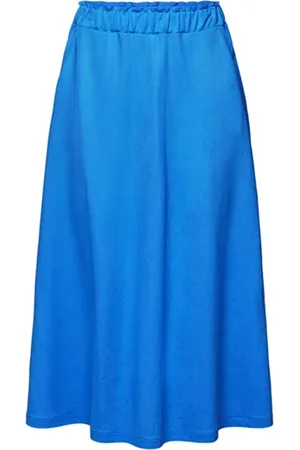 ESPRIT Dames, Rokken, Blauw, Maat: XL