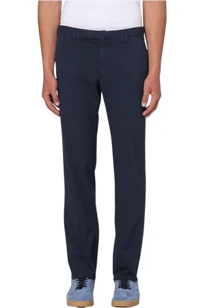 Incotex Heren, Broeken, Blauw, Maat: L