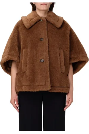 Max Mara Dames, Jassen, Bruin, Maat: S