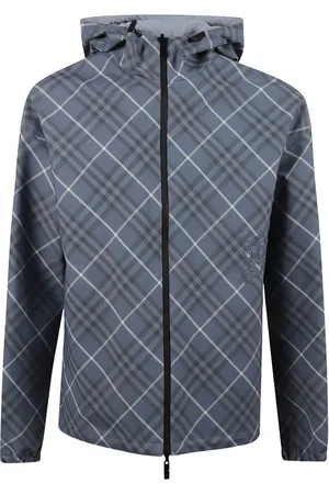 Burberry Heren, Jassen, Blauw, Maat: L Poliester