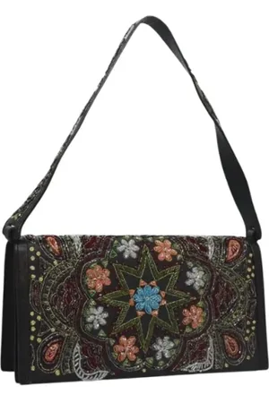 Salvatore Ferragamo Dames, Pre-owned, Zwart, Maat: ONE Size
