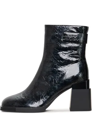 CESARE GASPARI Dames, Schoenen, Zwart, Maat: 39 EU Leer