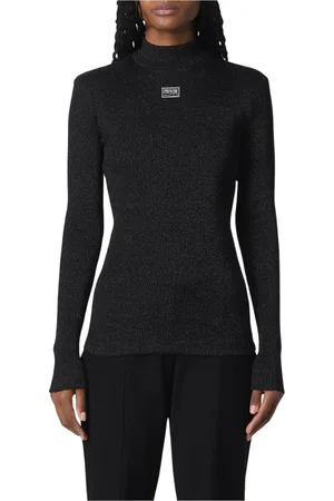 VERSACE Dames, Truien, Zwart, Maat: XS