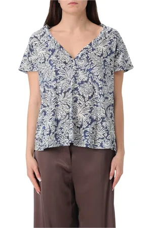 Maliparmi Dames, Blouses & Shirts, Blauw, Maat: L