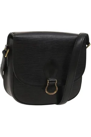 LOUIS VUITTON Dames, Pre-owned, Zwart, Maat: ONE Size Leer