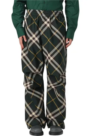 Burberry Heren, Broeken, Groen, Maat: M