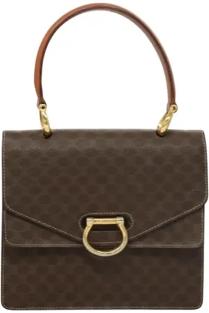 Céline Dames, Pre-owned, Bruin, Maat: ONE Size Leer