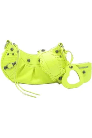Balenciaga Dames, Pre-owned, Groen, Maat: ONE Size Leer
