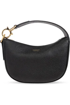 Salvatore Ferragamo Dames, Tassen, Zwart, Maat: ONE Size Leer