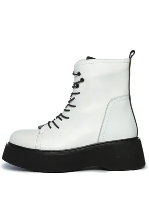 CESARE GASPARI Dames, Schoenen, Wit, Maat: 40 EU Leer