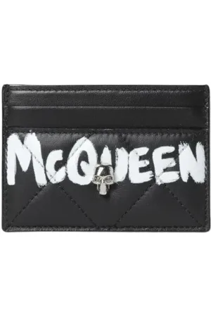 Alexander McQueen Dames, Accessoires, Zwart, Maat: ONE Size Leer