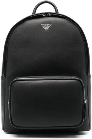 Emporio Armani Heren, Tassen, Zwart, Maat: ONE Size Polyamide