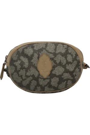 Saint Laurent Dames, Pre-owned, Grijs, Maat: ONE Size Leer