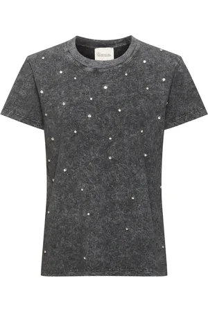 My Essential Wardrobe Dames, Tops, Grijs, Maat: M Katoen