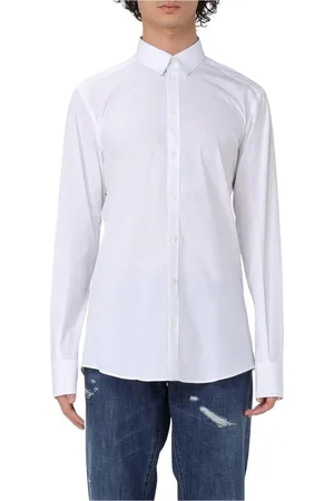 Dolce & Gabbana Heren, Overhemden, Wit, Maat: 5XL Katoen