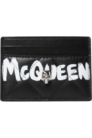 Alexander McQueen Dames, Accessoires, Zwart, Maat: ONE Size Leer