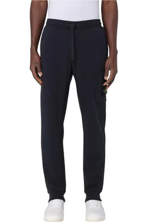 Stone Island Heren, Broeken, Blauw, Maat: L Katoen