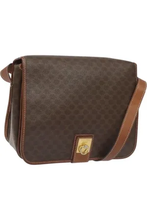 Céline Dames, Pre-owned, Bruin, Maat: ONE Size Leer