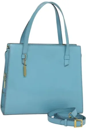 Céline Dames, Pre-owned, Blauw, Maat: ONE Size Leer
