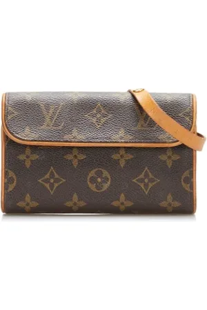 LOUIS VUITTON Dames, Pre-owned, Bruin, Maat: ONE Size Zijde
