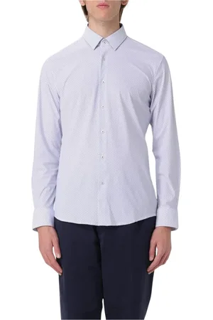 HUGO BOSS Heren, Overhemden, Blauw, Maat: 3XS