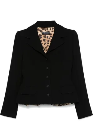Dolce & Gabbana Dames, Jassen, Zwart, Maat: M Wol