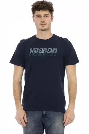 Bikkembergs Heren, Tops, Blauw, Maat: XL Katoen
