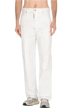 Dsquared2 Heren, Broeken, Wit, Maat: S