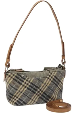 Burberry Dames, Pre-owned, Blauw, Maat: ONE Size Leer