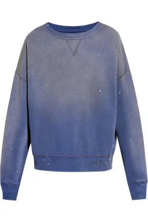 Maison Margiela Heren, Sweatshirts & Hoodies, Blauw, Maat: S