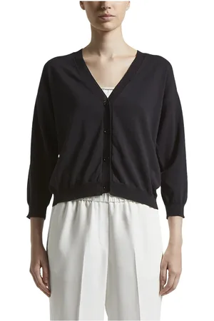 PESERICO SIGN Dames, Truien, Blauw, Maat: 2XS Katoen