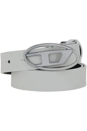 Diesel Dames, Accessoires, Grijs, Maat: 80 CM Leer