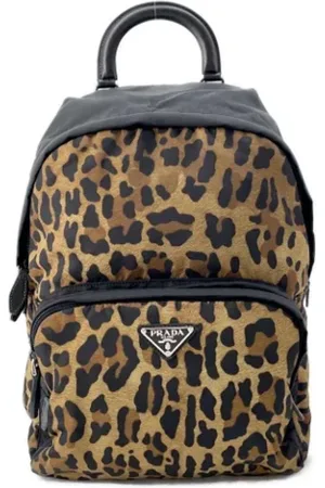Prada Dames, Pre-owned, Bruin, Maat: ONE Size Nylon