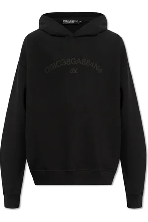 Dolce & Gabbana Heren, Sweatshirts & Hoodies, Zwart, Maat: XS Katoen