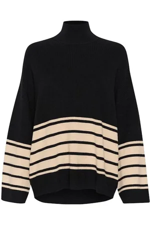 INWEAR Dames, Truien, Zwart, Maat: XS Katoen