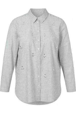Via Appia Due Dames, Blouses & Shirts, Grijs, Maat: 3XL