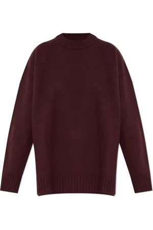 Jil Sander Dames, Truien, Rood, Maat: S Wol