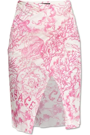 VERSACE Dames, Rokken, Roze, Maat: XS Leer