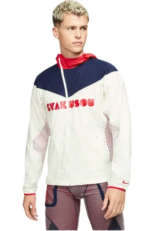 Nike Heren, Jassen, Wit, Maat: M Nylon