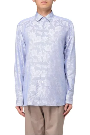 Etro Heren, Overhemden, Blauw, Maat: L