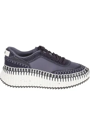 Chloé Dames, Schoenen, Blauw, Maat: 36 EU Poliester