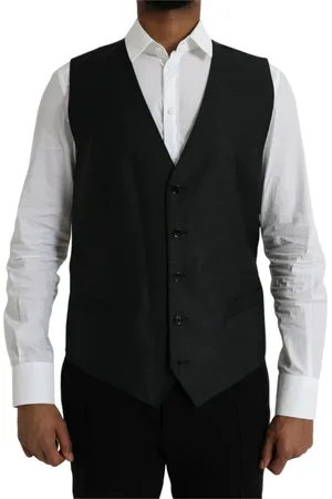 Dolce & Gabbana Heren, Pakken, Zwart, Maat: 2XL Wol
