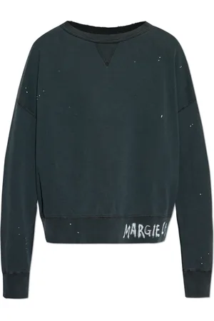 Maison Margiela Heren, Sweatshirts & Hoodies, Grijs, Maat: L Katoen